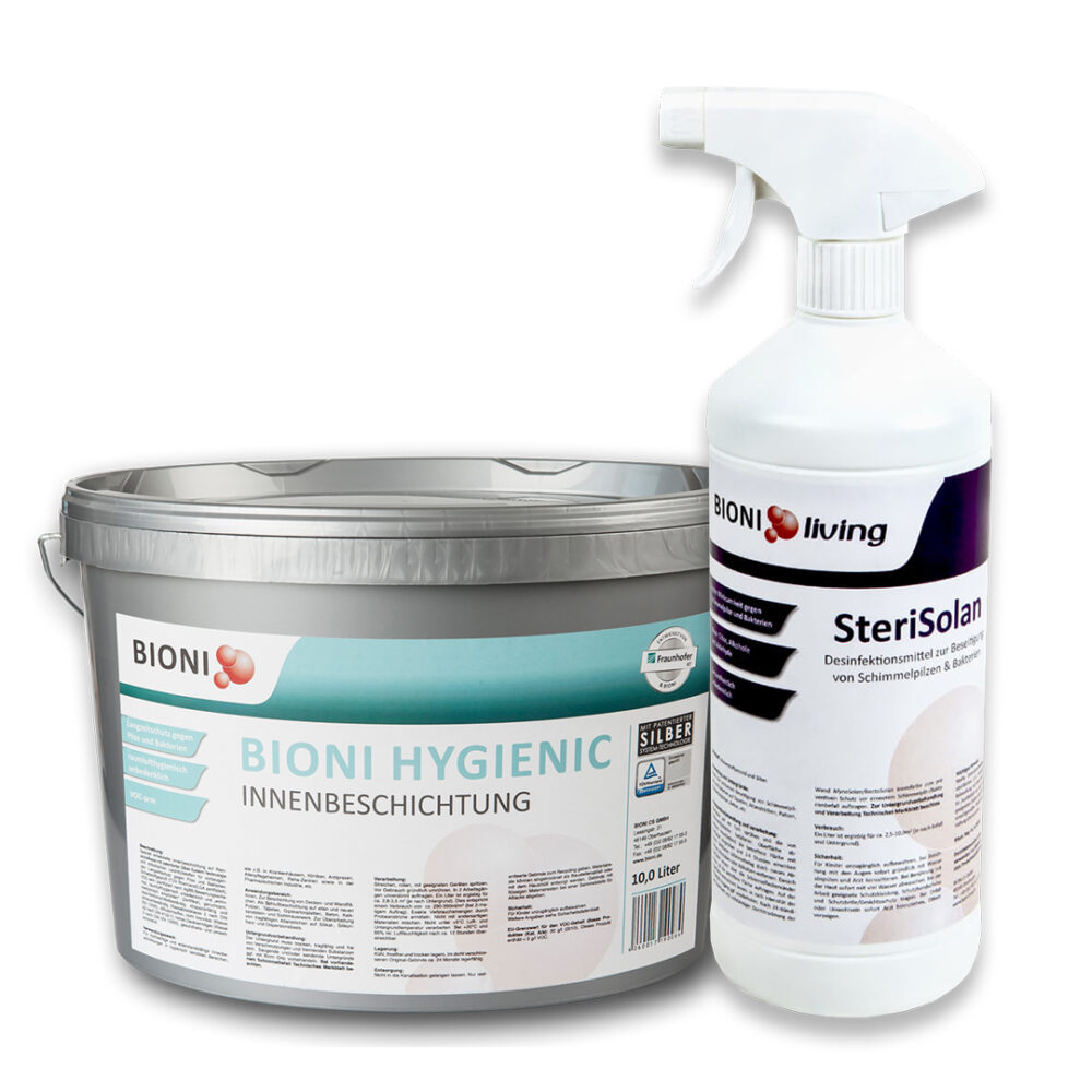 Bioni set Premium - Sterisolan 1L + farba Bioni Hygienic 5kg