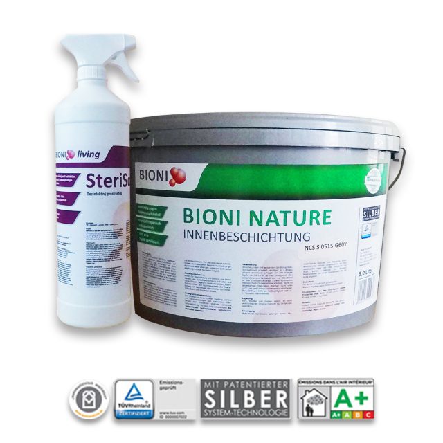 BIONI Set proti plesni &#8211; Sterisolan+farba Bioni Nature