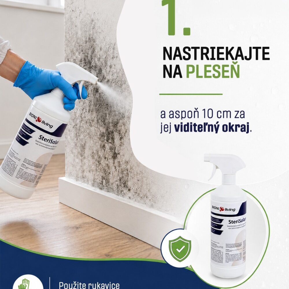 ň SteriSolan - Prípravok proti plesni bez chlóru