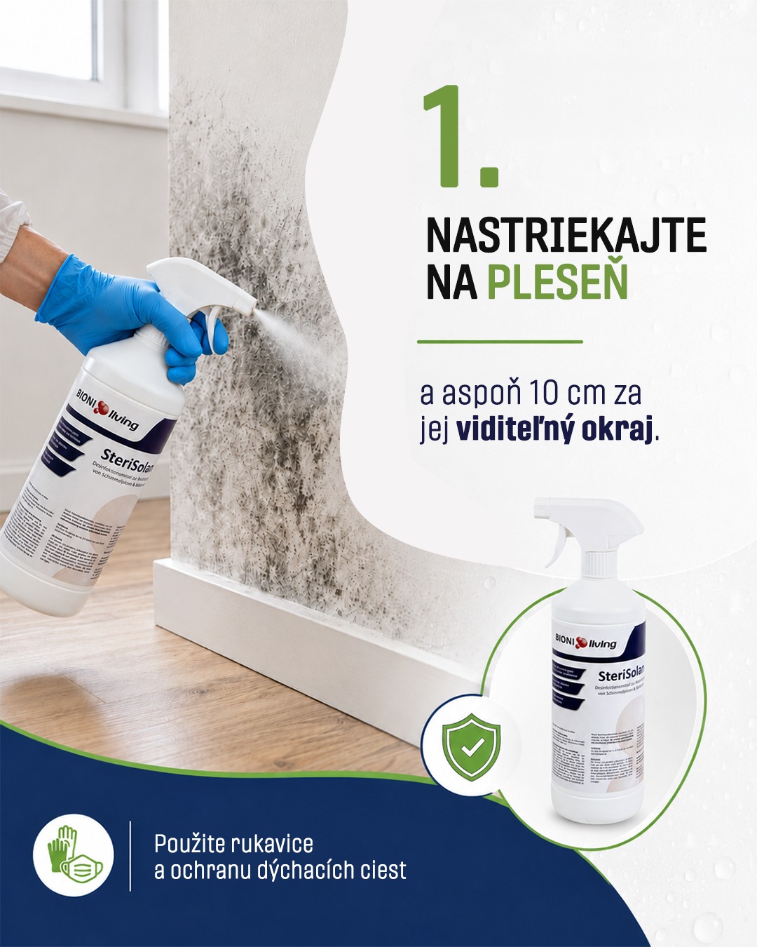ň SteriSolan - Prípravok proti plesni bez chlóru